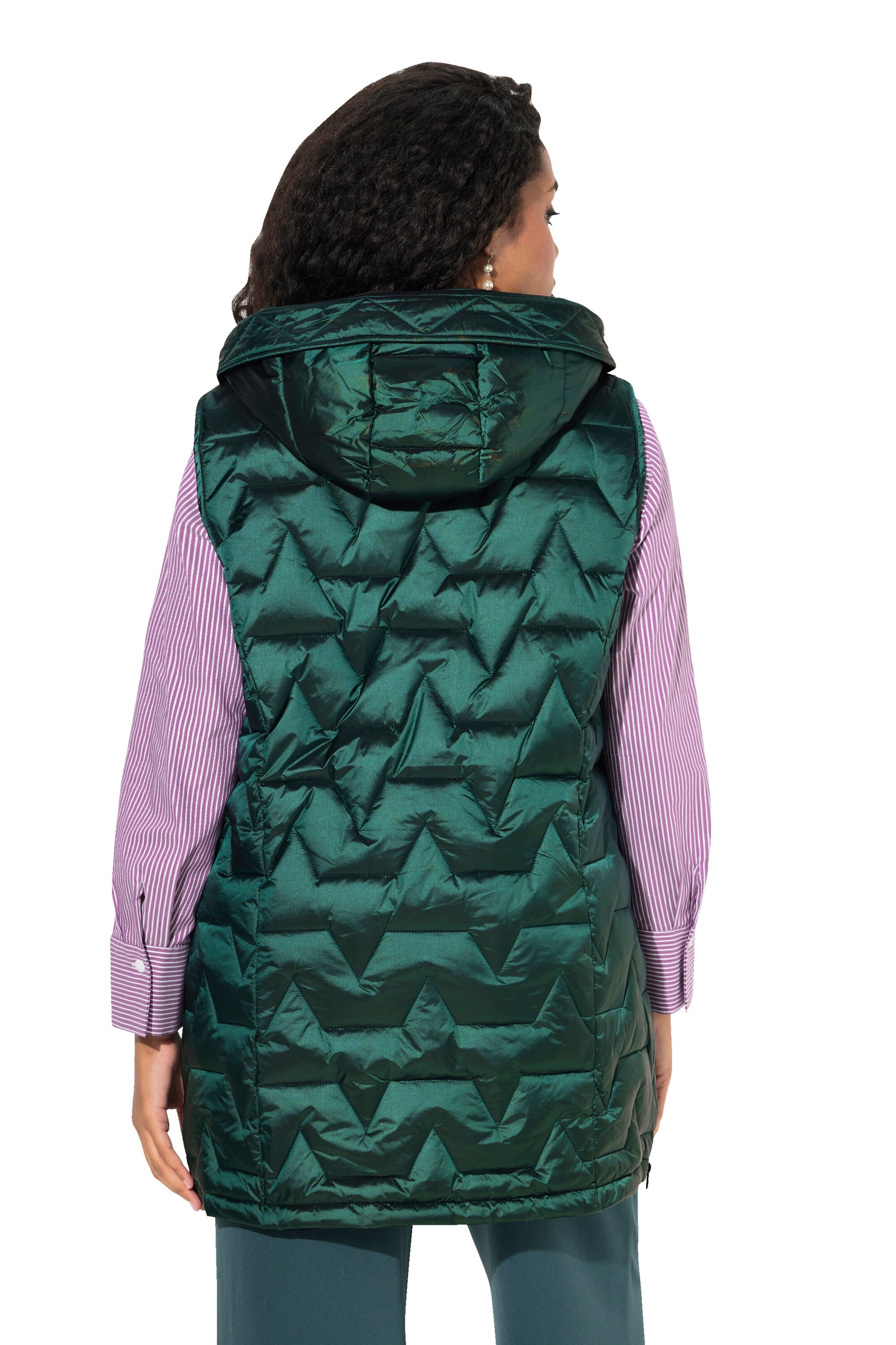 Ulla Popken Vest in Green