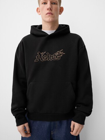 Bershka Sweatshirt in Schwarz