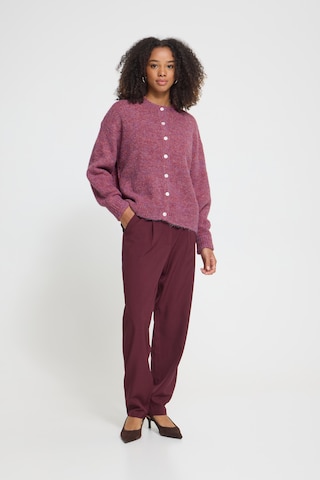 ICHI Knit cardigan 'IHBelablue' in Pink