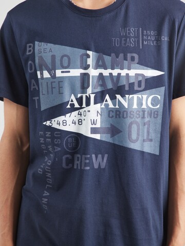 CAMP DAVID Shirt in Blauw