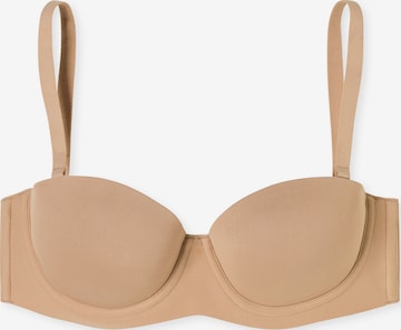 Soutien-gorge ' Bandeau mit Schale - Unique Micro ' SCHIESSER en beige : devant