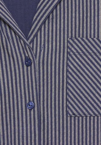 s.Oliver Pajama Shirt in Blue