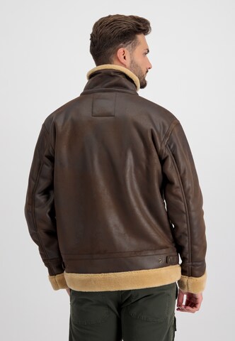 ALPHA INDUSTRIES Winter jacket in Brown