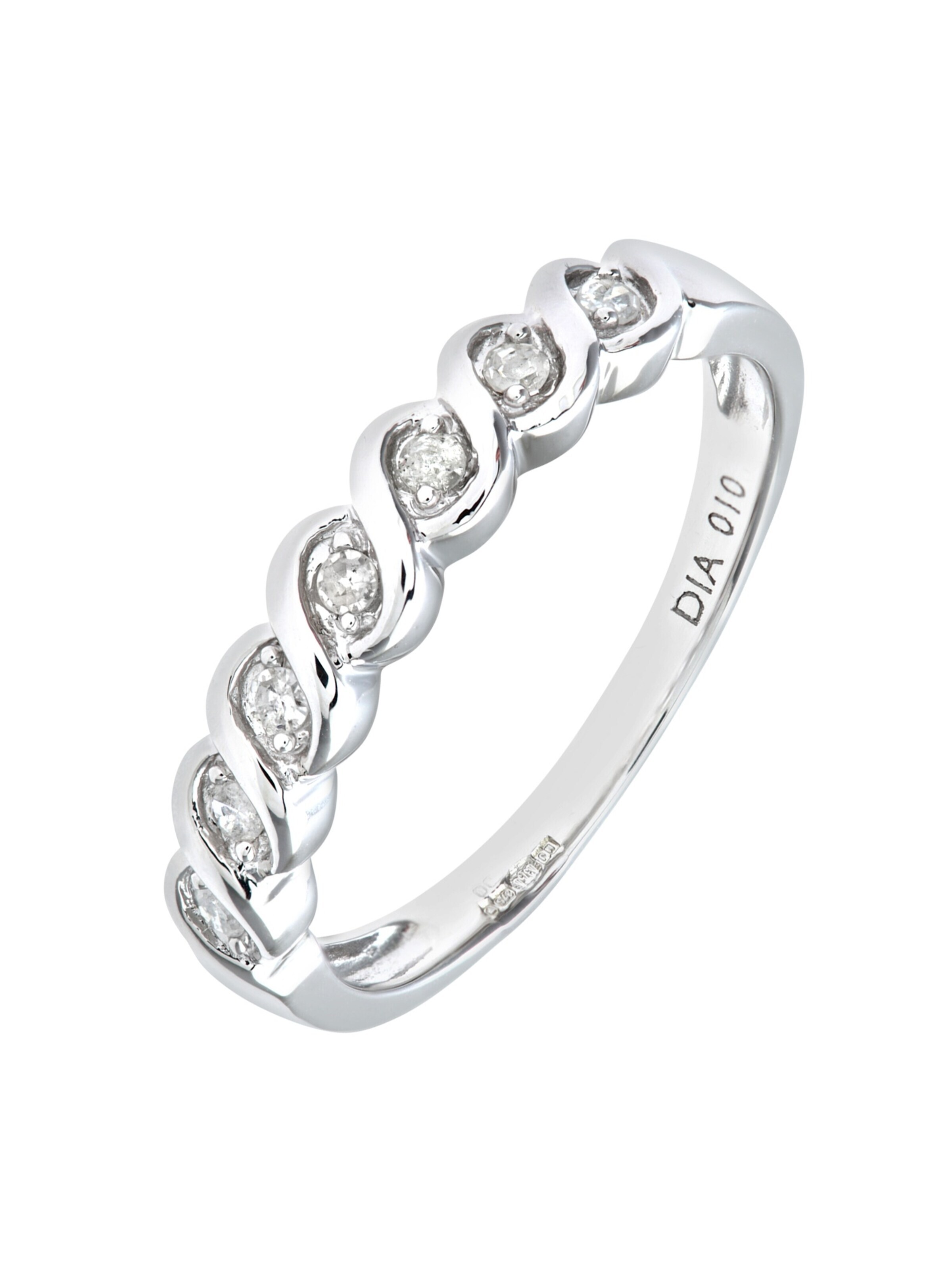 DIAMANT LETERNEL Ring in Silver: front
