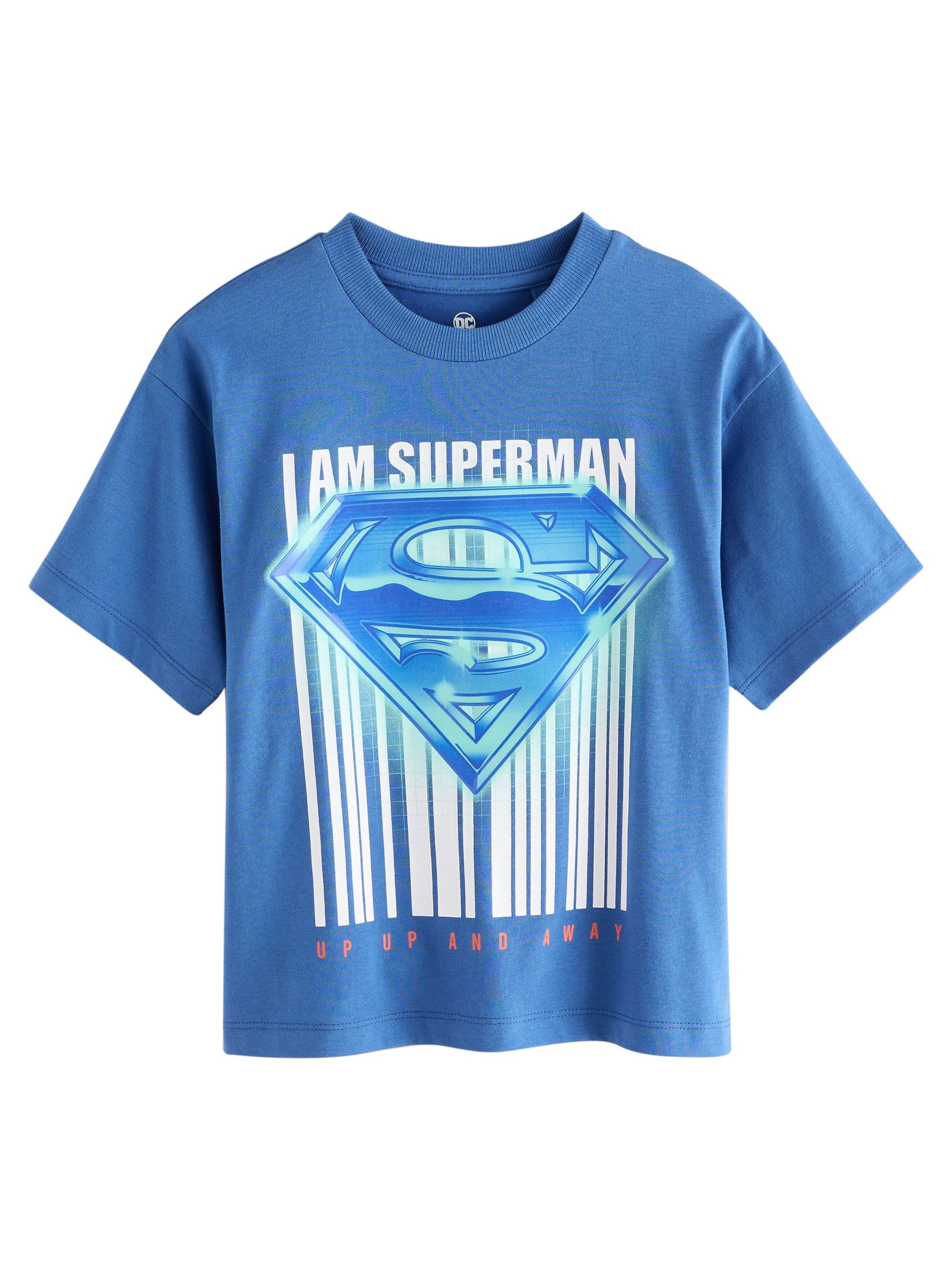 Next Shirts 'Superman' i blå: forside