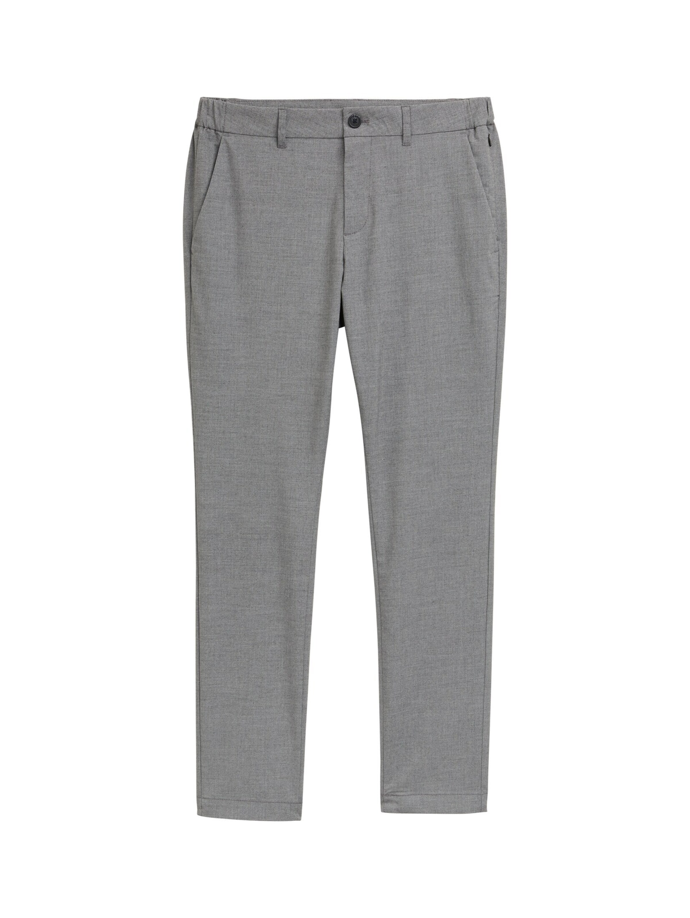 TOM TAILOR Hose 'Travis' in Grau: Vorderseite
