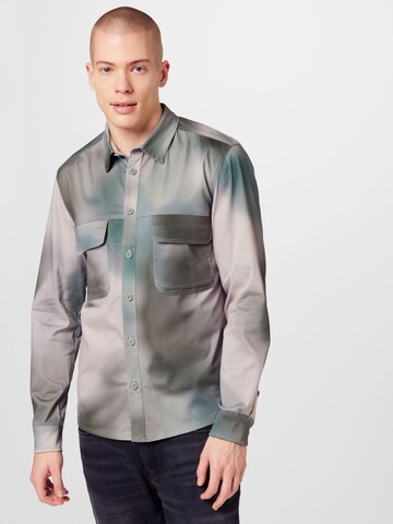 DRYKORN Regular fit Overhemd 'SELED' in Groen: voorkant