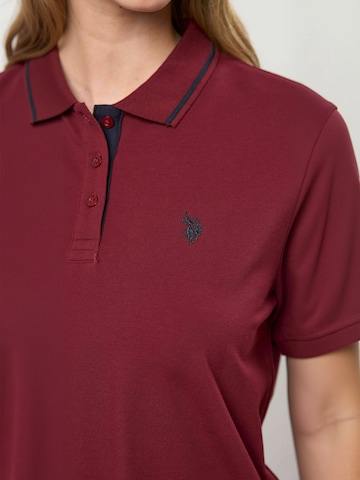 U.S. POLO ASSN. Polo shirt ' UWHolly ' in Rot