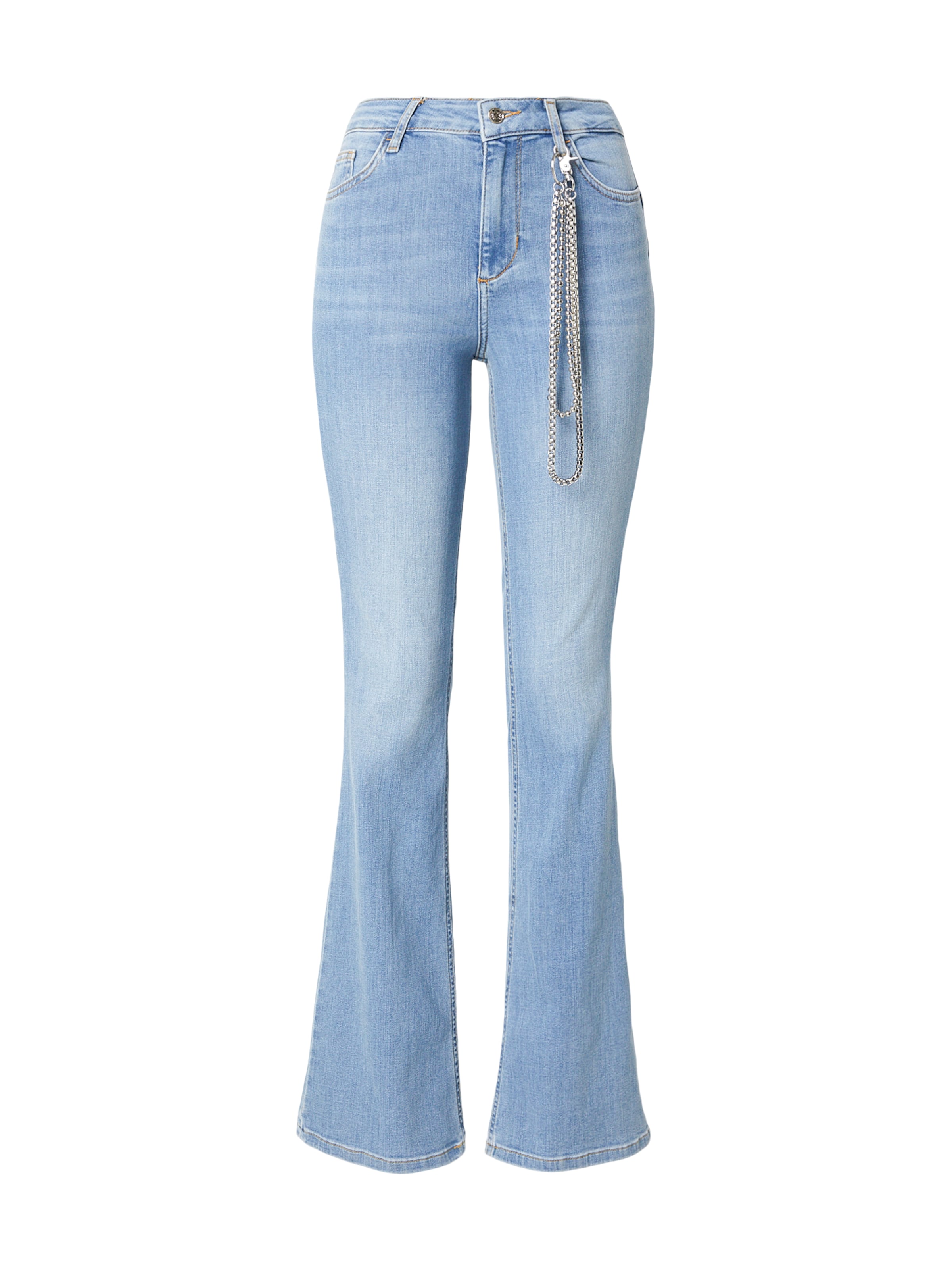 Liu Jo Flared Jeans 'B.UP BEAT' in Blau: Vorderseite