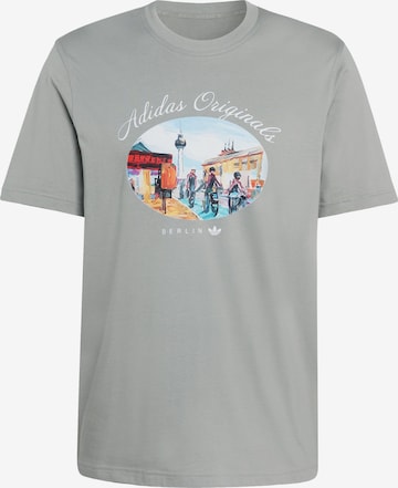 T-Shirt 'Berlinpaint' ADIDAS ORIGINALS en gris : devant