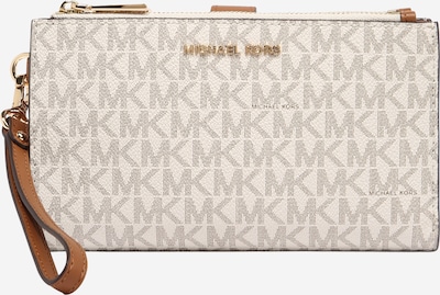 Portofel MICHAEL Michael Kors pe maro / gri / alb murdar, Vizualizare produs