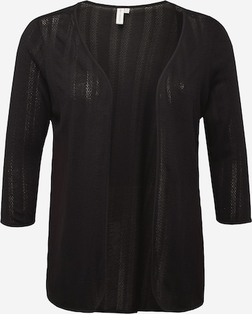 ONLY Carmakoma Knit Cardigan 'LOOP' in Black: front