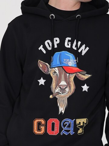 TOP GUN Sweatshirt in Black