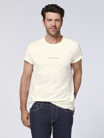 Detto Fatto Unisex T-Shirt ' mit QR-Code-Print ' in Weiß