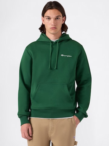 Sweat-shirt Champion en vert : devant