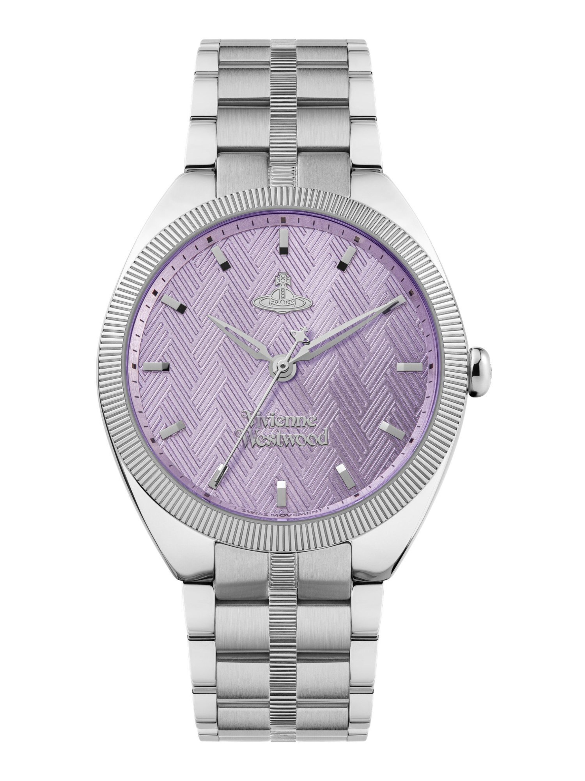 Vivienne Westwood Uhr 'THE MEWS' in Silber: Vorderseite