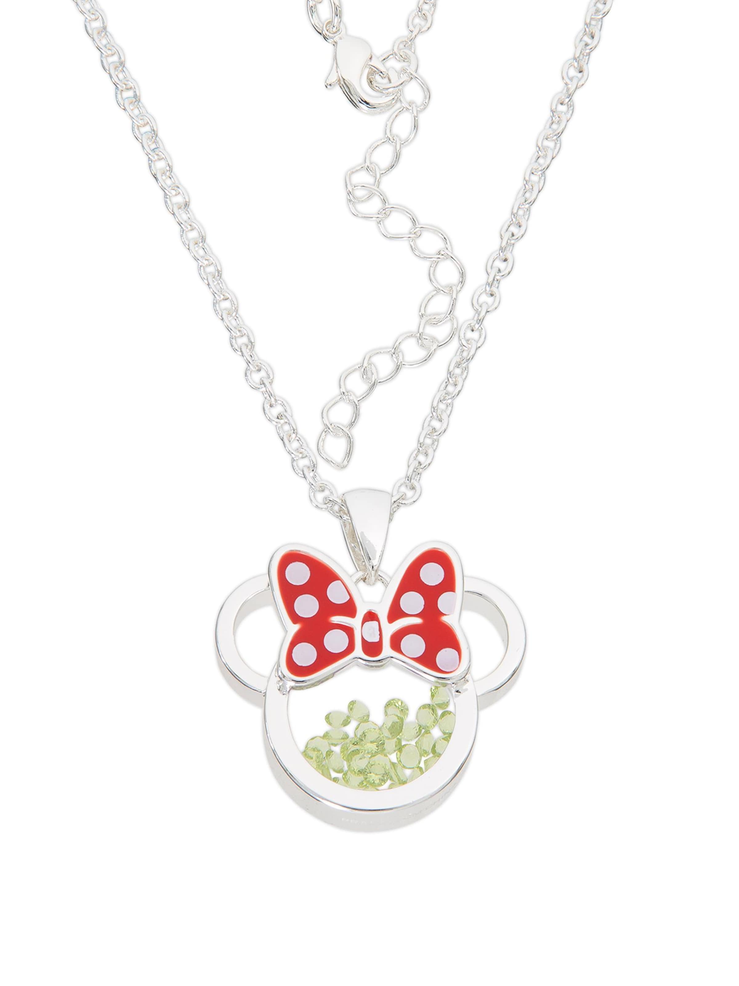 Bijou 'Minnie Mouse Geburtsstein' DISNEY en vert