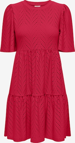 JDY Kleid 'CARLA CATHINKA' in Rot: Vorderseite