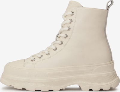 Kazar Studio Bottines à lacets en blanc cassé, Vue avec produit