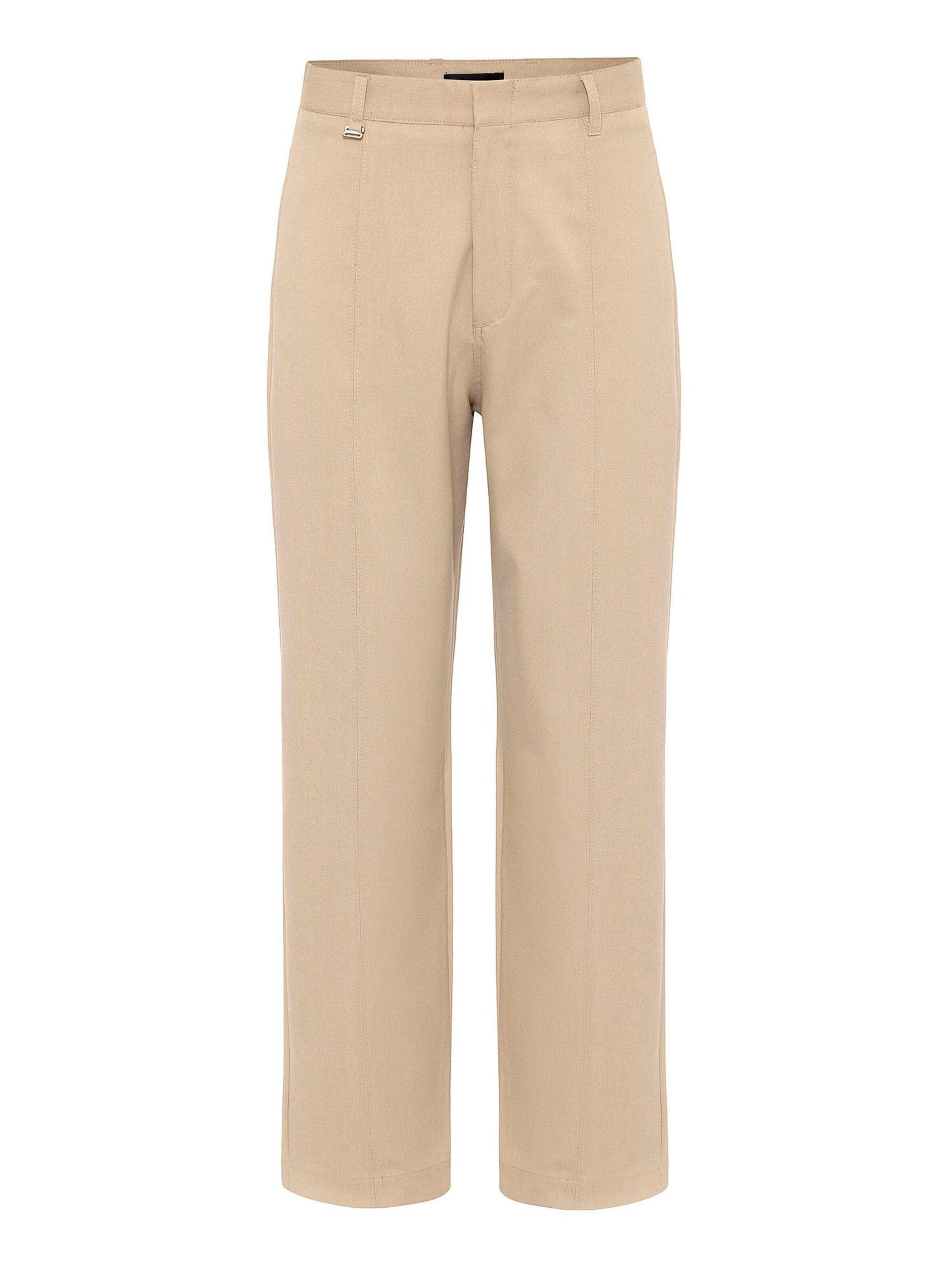 Antiochregular Hlače na crtu - bež boja: prednji dio