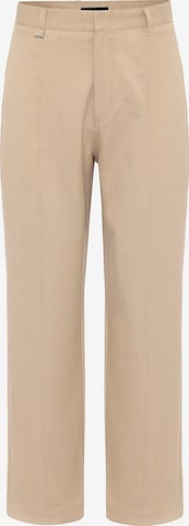 Antiochregular Hlače na crtu - bež boja: prednji dio