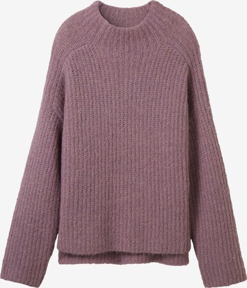 TOM TAILOR Sweater in Purple: front