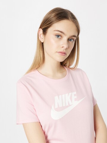 Nike Sportswear Skinny Funkčné tričko - ružová