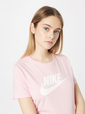 Nike Sportswear Skinny Funkční tričko – pink
