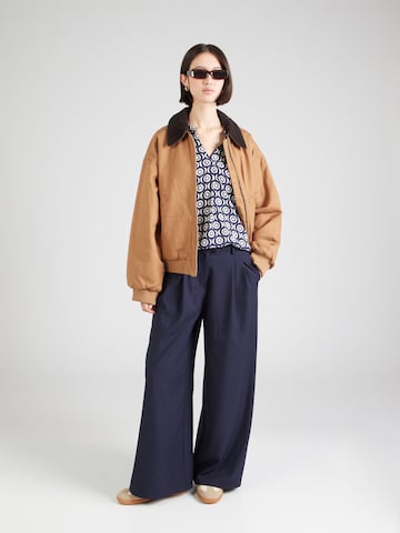 Emily Van Den Bergh Bluse in Blau