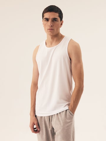 Maglietta 'Unterhemd Move im 2er-Pack, Tanktop mit Rundhalsausschnitt' di Henderson in bianco