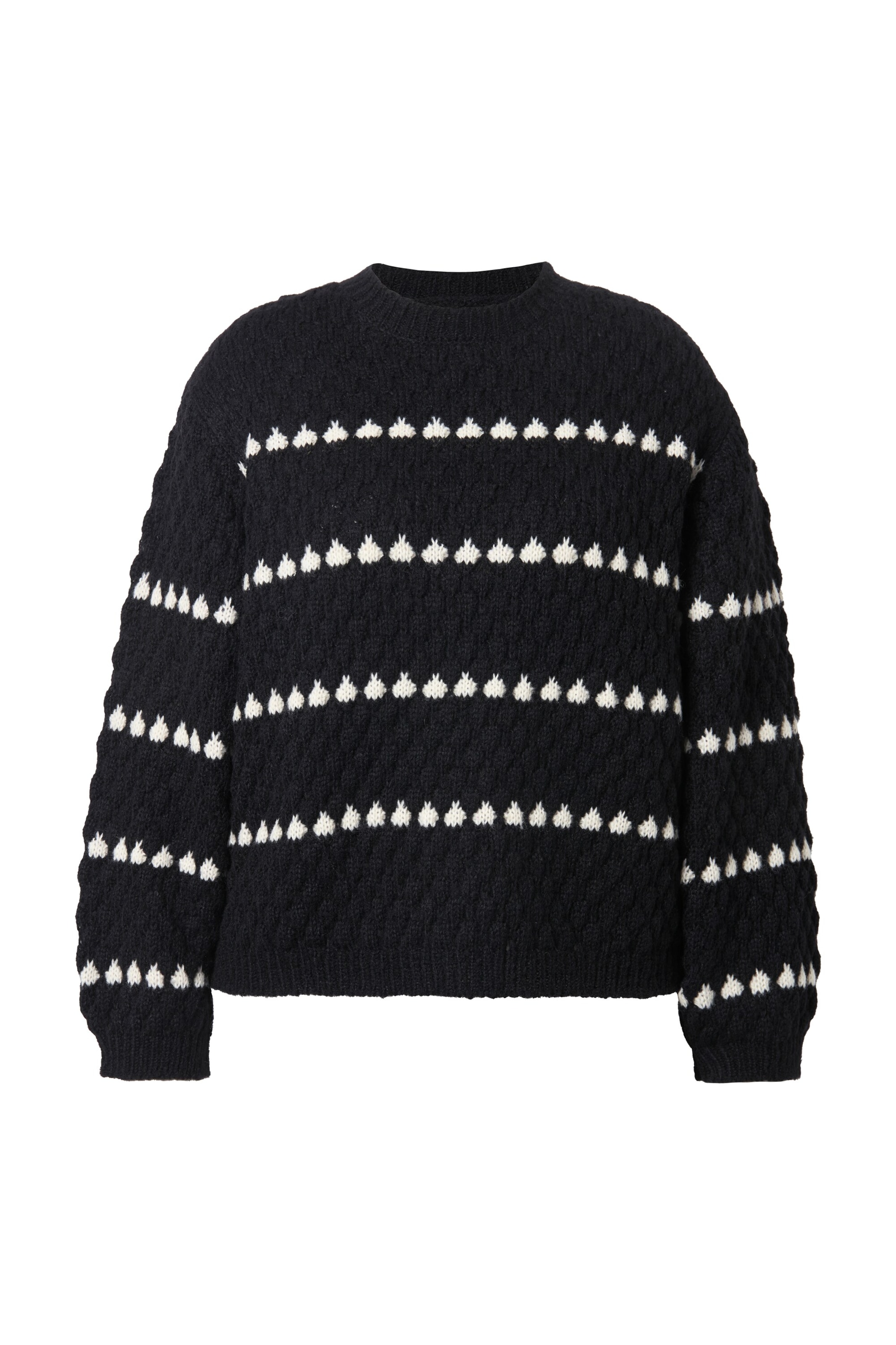 Studio Untold Trui in Zwart: voorkant