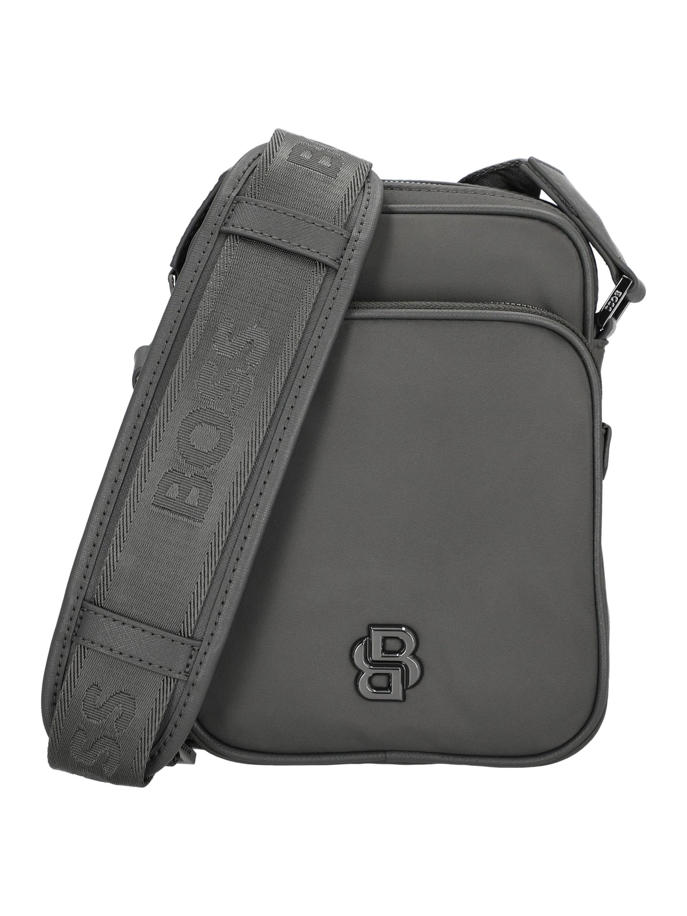 HUGO BOSS Crossbody Bag in Grey: front