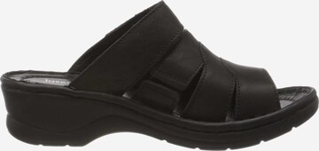 JOSEF SEIBEL Pantolette 'Catalonia' in Schwarz