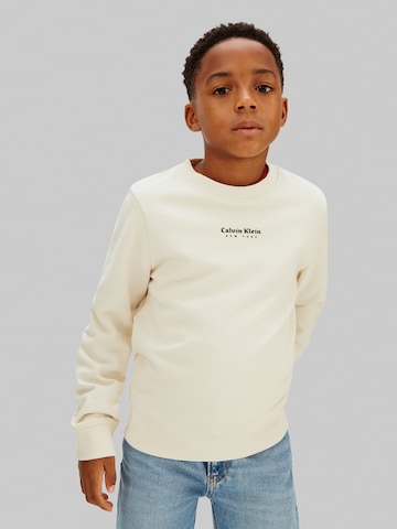 Calvin Klein Jeans Mikina - Sivá: predná strana