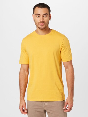 Coupe slim T-Shirt JACK & JONES en jaune : devant