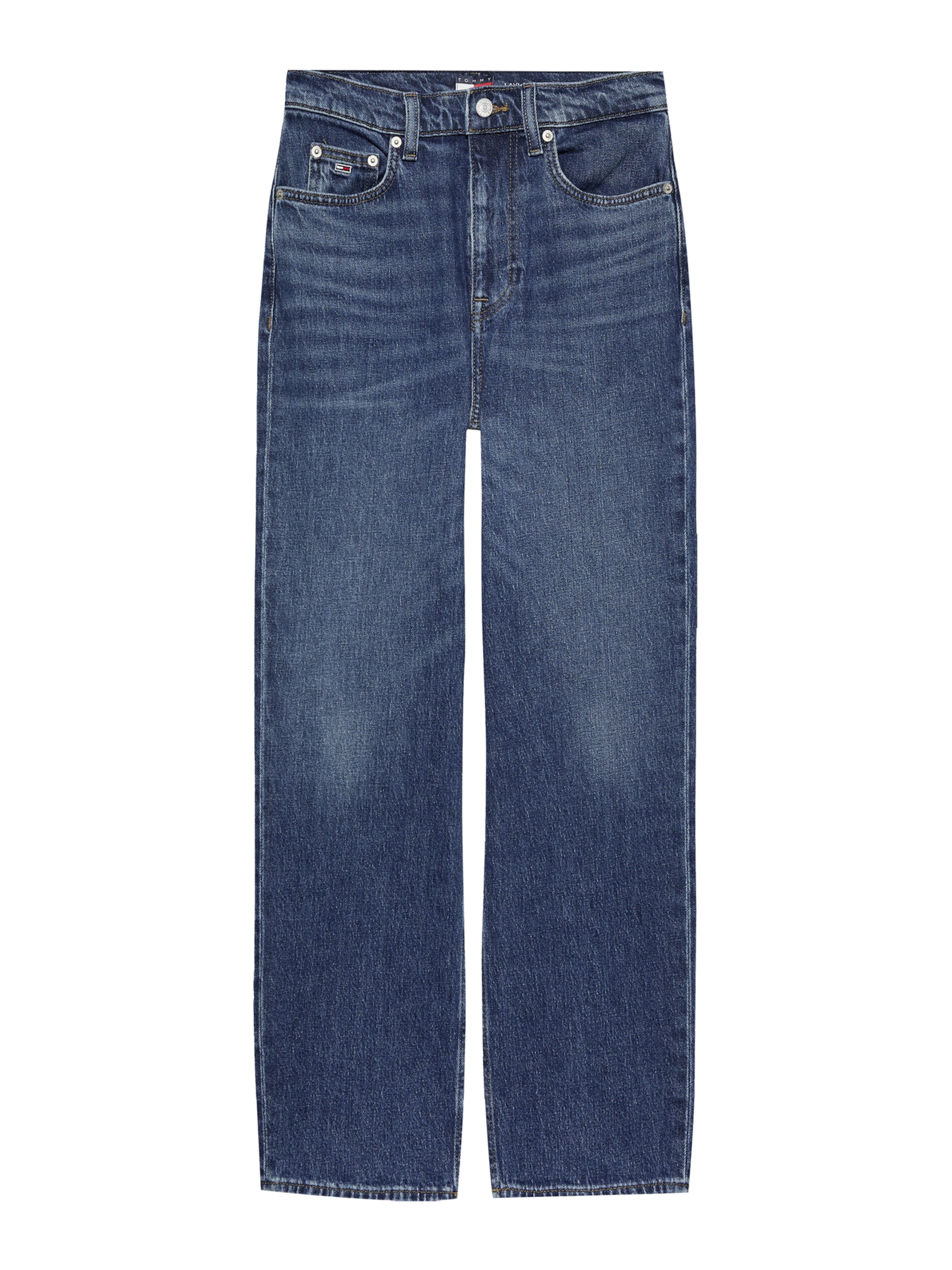 Tommy Jeans regular Τζιν 'LAYLA' σε μπλε: μπροστά