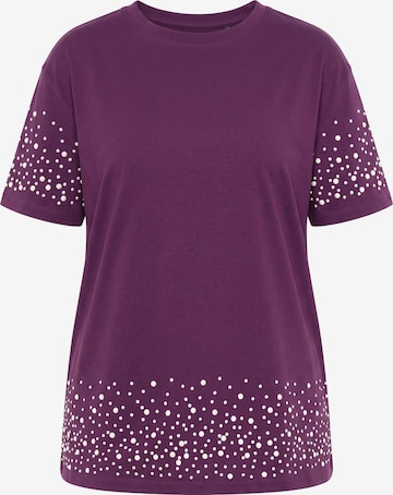 MIAMODA Shirt in Purple: front