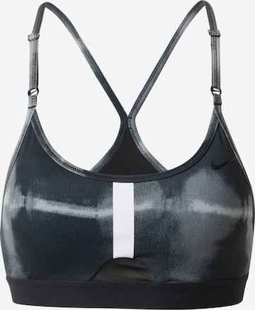 NIKE Bustier Sport-BH in Schwarz: predná strana