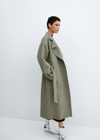 MANGO Between-Seasons Coat 'Verdi' in Green