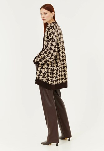 TOPTOP STUDIO Knit Cardigan in Brown