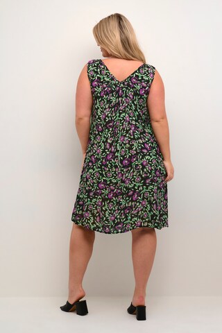 KAFFE CURVE Summer dress 'Isma' in Black