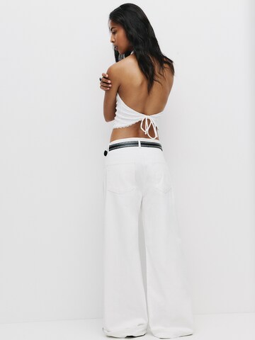 Pull&Bear Topp i vit