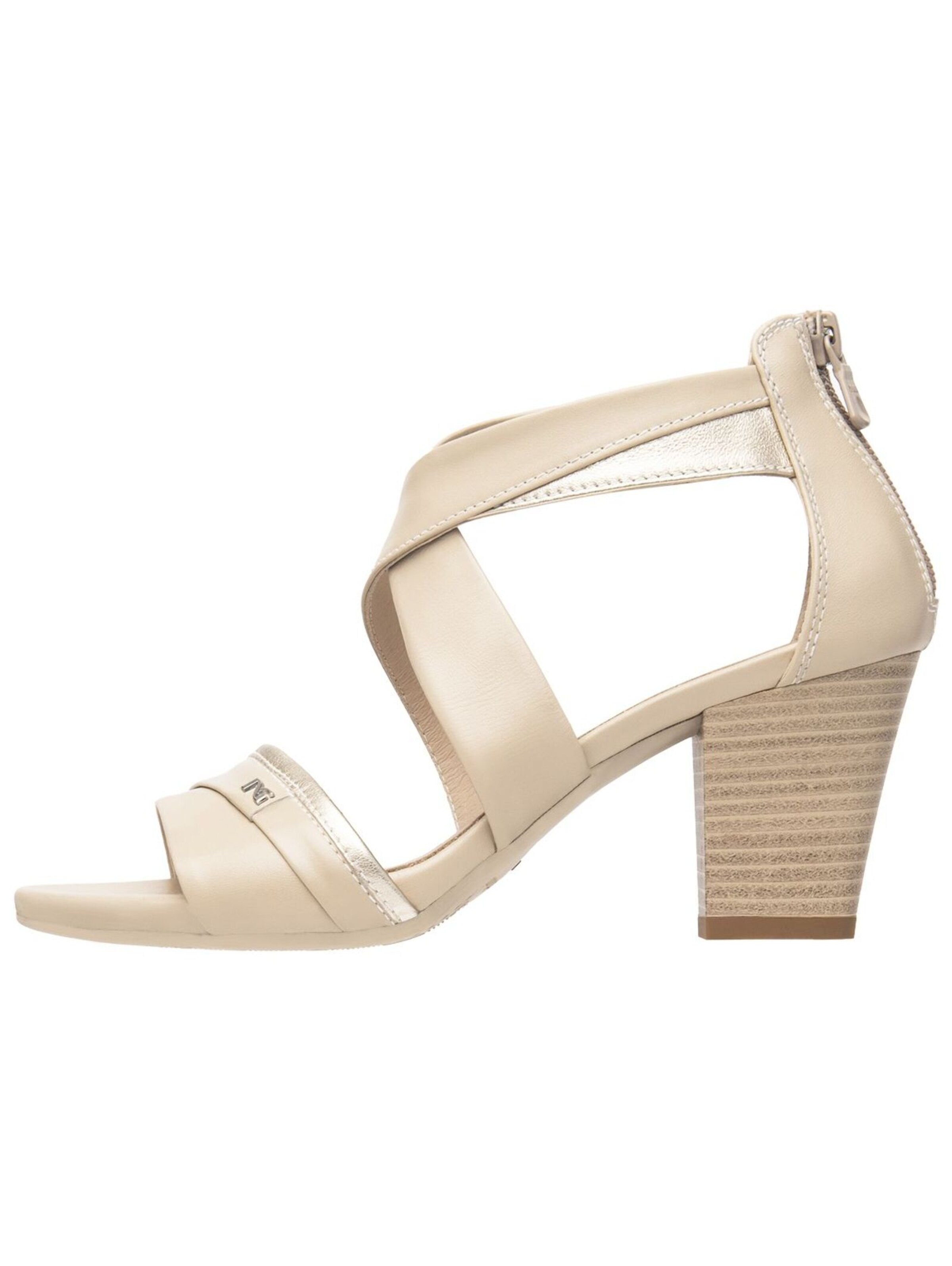 Sandalo di Nero Giardini in beige: frontale