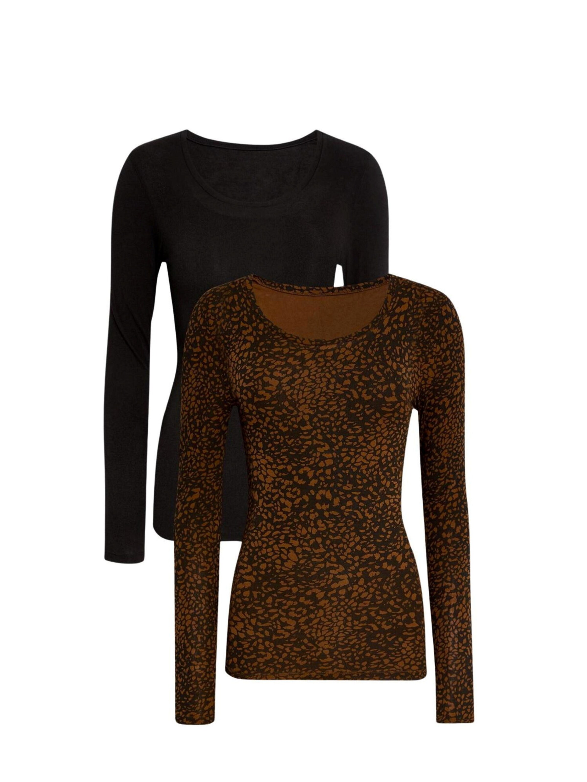 Base layer di Marks & Spencer in marrone: frontale