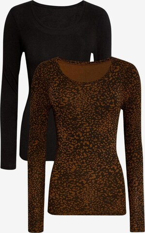 Base layer di Marks & Spencer in marrone: frontale