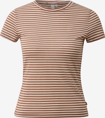 QS - Camiseta en beige: frente