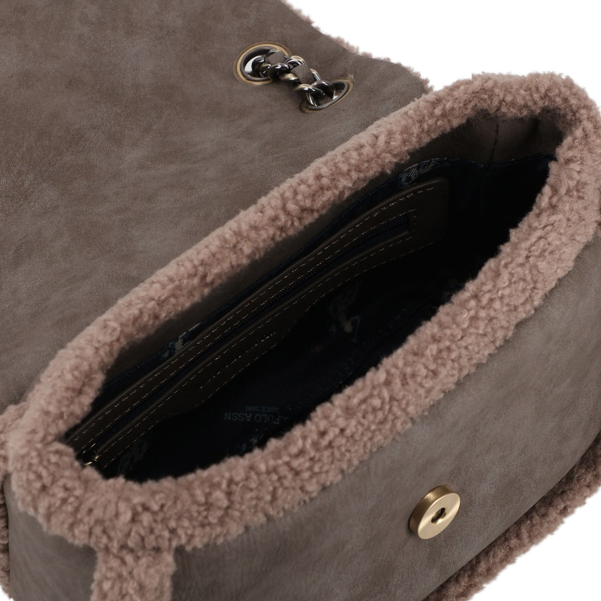 U.S. POLO ASSN. Schoudertas 'Holly' in Grijs