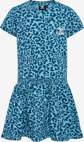 Robe 'FLOWY AOP' Hummel en bleu : devant