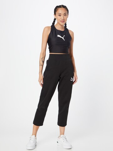 PUMA قطعة علوية رياضية 'Fit Eversculpt Fitted Tank' بلون أسود