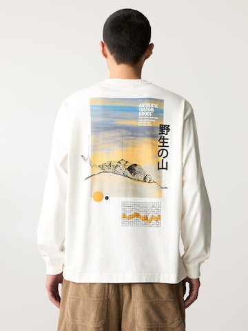 Pull&Bear Majica | bela barva: sprednja stran